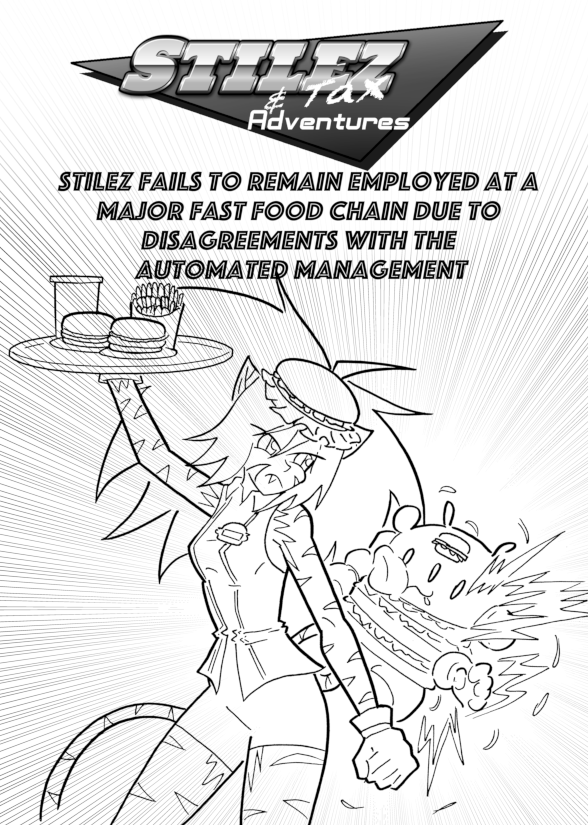 I have no idea how the physics of Stilez's hair makes sense with that hat.